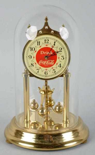 Appraisal: Coca-Cola Dome Clock Description German made Circa s Clean and