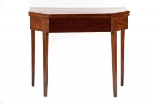 Appraisal: Federal Style Octagonal Mahogany Game Table American early th century