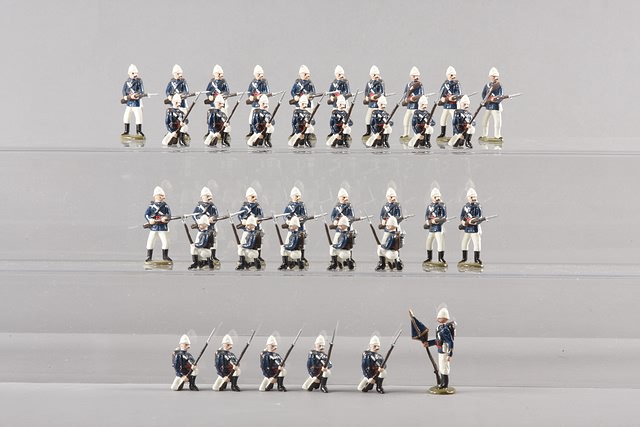 Appraisal: A similar lot of metal figures representing French Infantry Indo-China