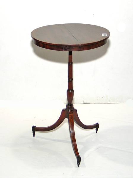 Appraisal: A Regency style mahogany wine table second quarter th century