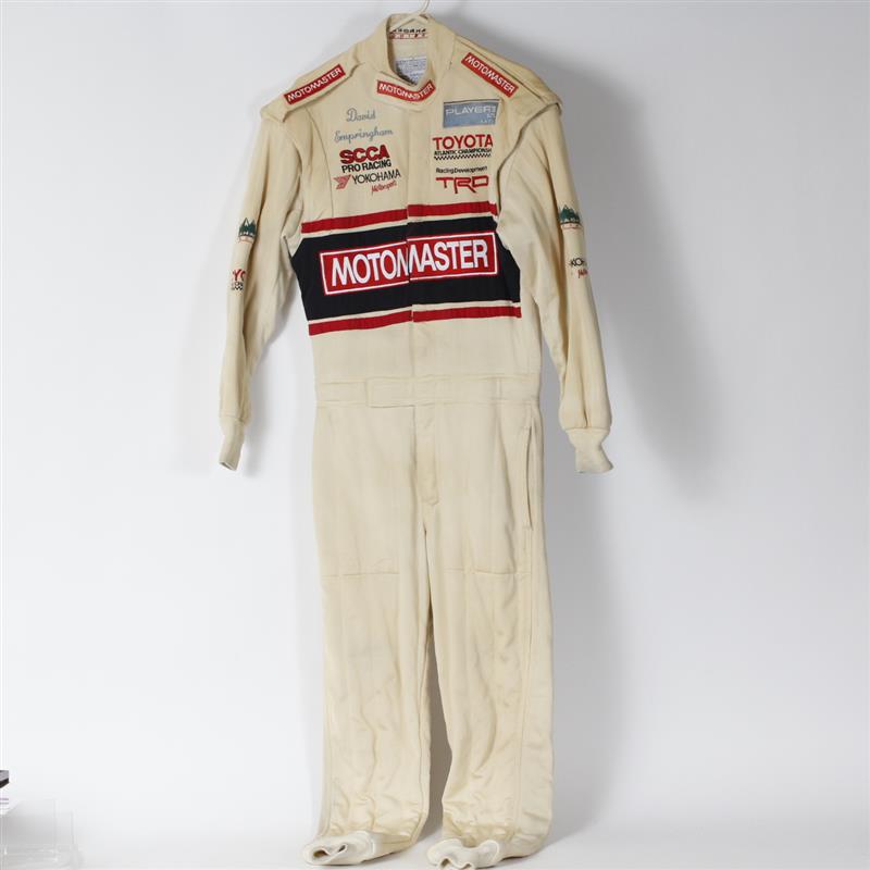 Appraisal: David Empringham Toyota Atlantic Championship Motomaster Racing Driver Uniform Jumpsuit