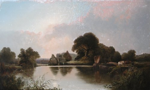 Appraisal: Artist Williams George Augustus th Century British Title River Landscape