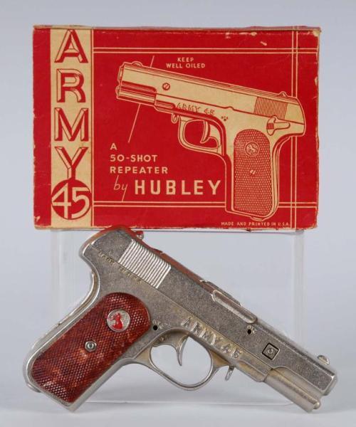 Appraisal: Hubley Army Cap Gun Description Includes box Box is missing