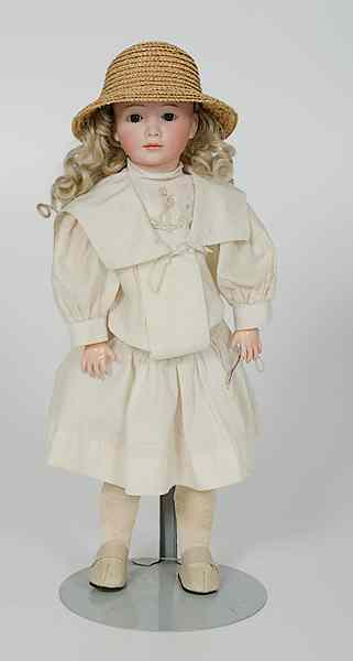 Appraisal: Bruno Schimidt Character Doll German ca - a bisque socket