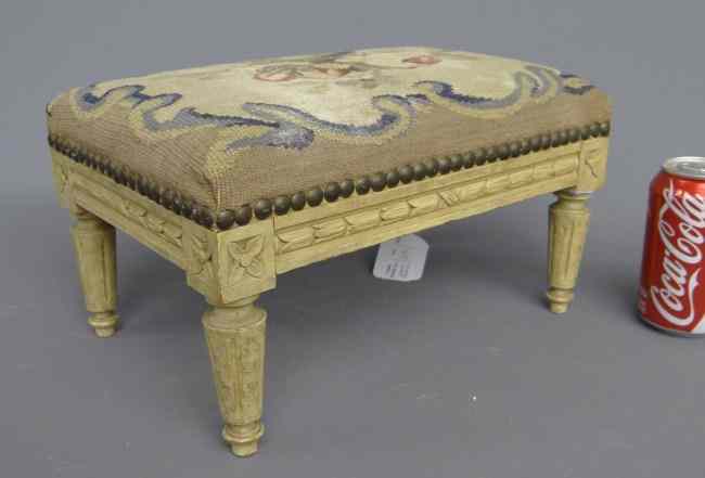 Appraisal: French Provincial style footstool