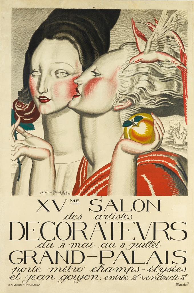 Appraisal: JEAN DUPAS - XVME SALON DES ARTISTES DECORATEURS x inches