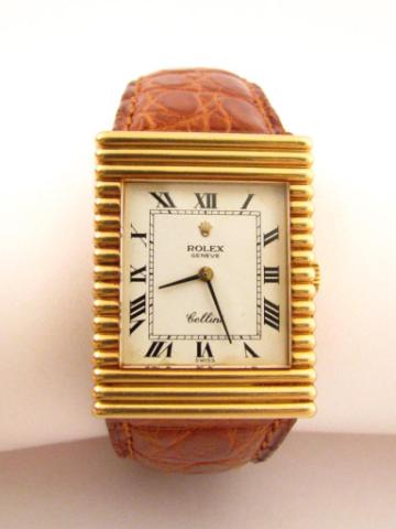 Appraisal: Gentleman's Rolex Cellini watch with fluted bezel K yellow gold