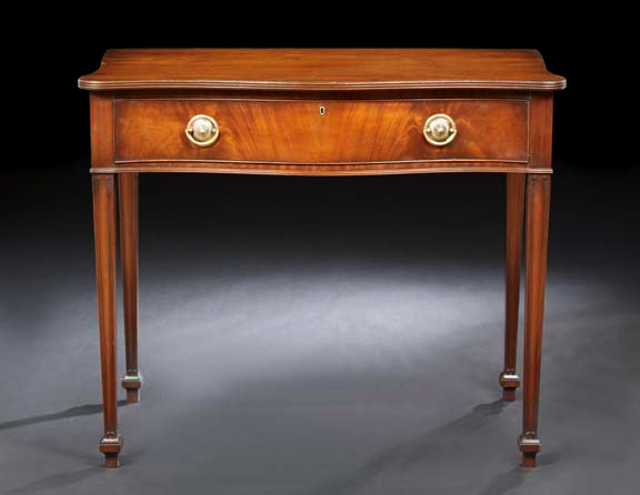 Appraisal: Edwardian Mahogany Side Table ca in the George III taste