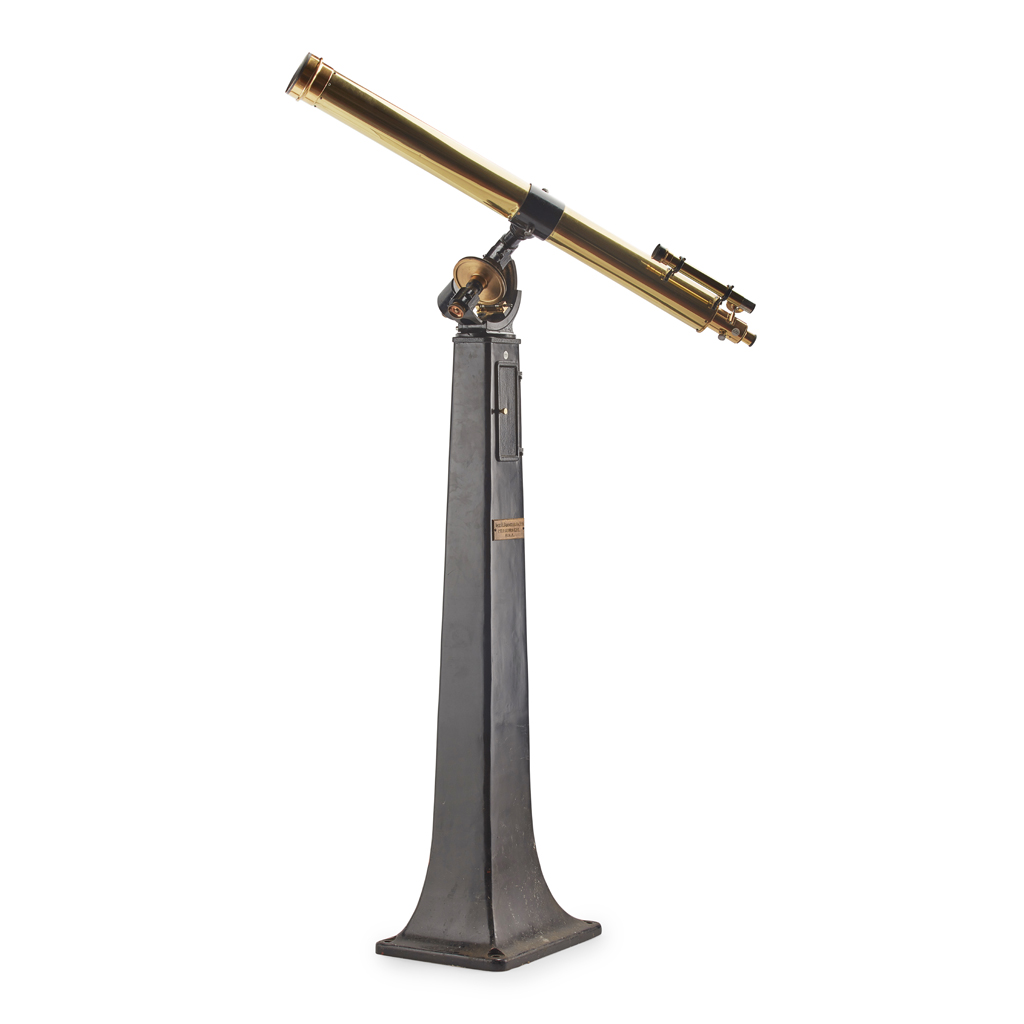 Appraisal: -INCH REFRACTING BRASS TELESCOPE BY JOHN A BRASHEAR CO LTD