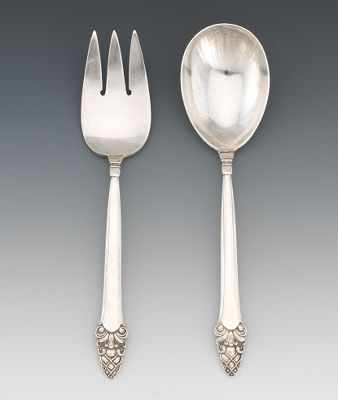 Appraisal: A Gorham Sterling Silver Salad Serving Set in the Soverign