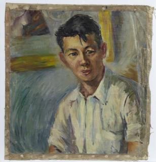 Appraisal: New Orleans School Portrait of an Old Man with a