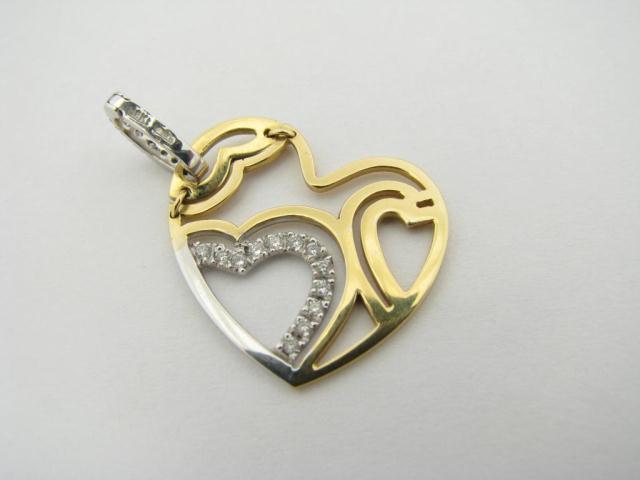 Appraisal: Lady's Roberto Coin designer k yellow gold heart pendant with