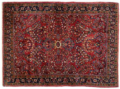 Appraisal: Heavy full-pile Sarouk rug s or s ft in x