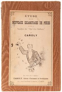 Appraisal: Etude sur les Nouveaux Escamotages de Pieces Caroly Jean Etude