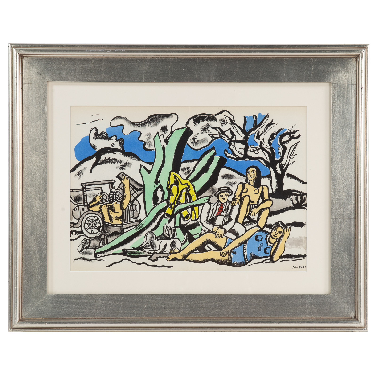 Appraisal: FERNAND LEGER LA PARTIE DE CAMPAGNE LITHOGRAPH French - Lithograph