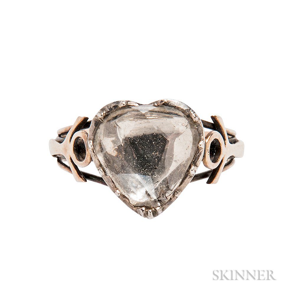 Appraisal: Rose-cut Diamond Ring Rose-cut Diamond Ring composed of antique elements