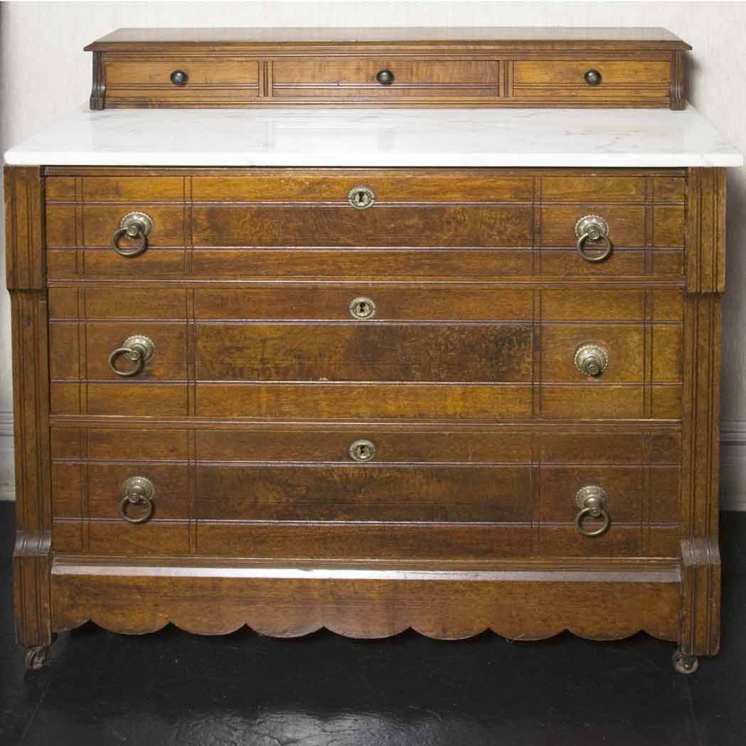 Appraisal: American Mahogany Washstand Height inches width inches depth inches