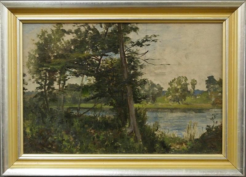 Appraisal: F Selzer summer landscape Frank Selzer German American - Oil