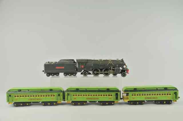 Appraisal: LIONEL NO E STEVEN GIRARD PASSENGER TRAIN SET Standard gauge