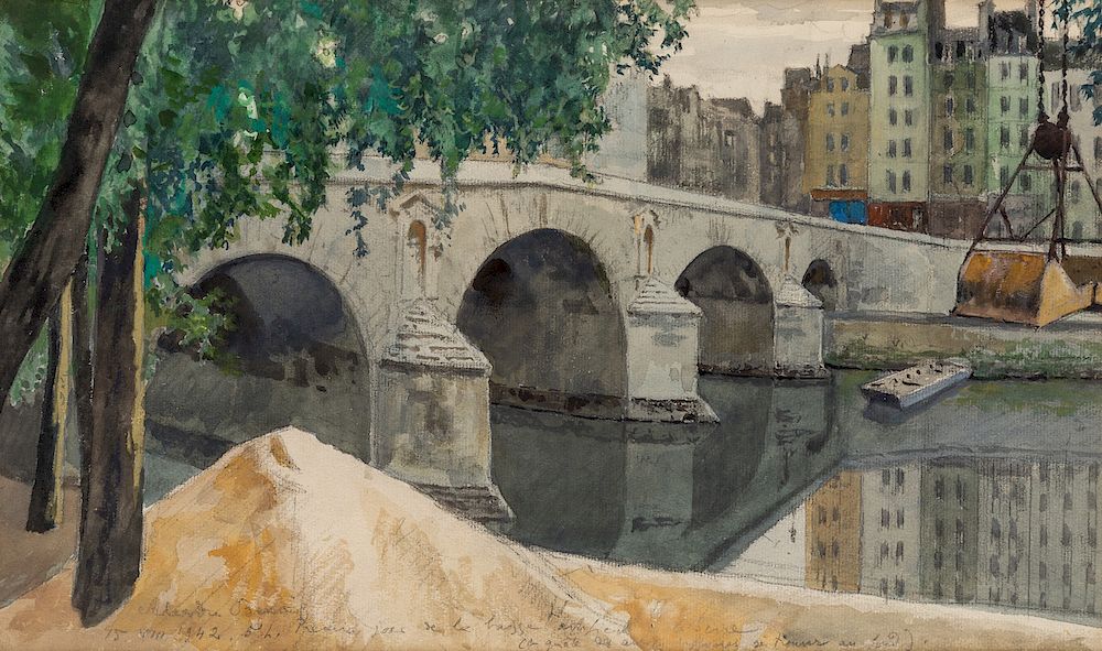 Appraisal: ALEXANDRE BENOIS RUSSIAN - ALEXANDRE BENOIS RUSSIAN - Pont Marie