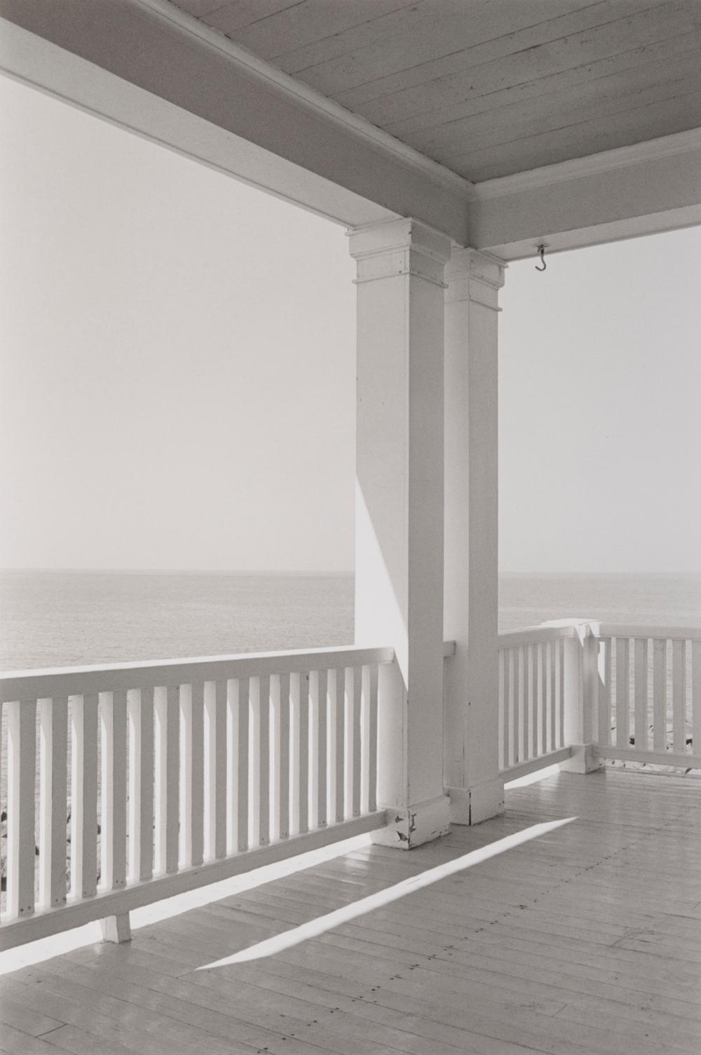 Appraisal: GEORGE A TICE American b Porch Monhegan Island silver gelatin