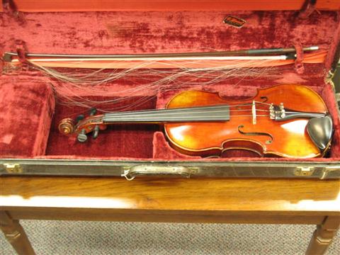 Appraisal: MEISEL VIOLIN WITH BOW in case Provenance Gordon Keller Music