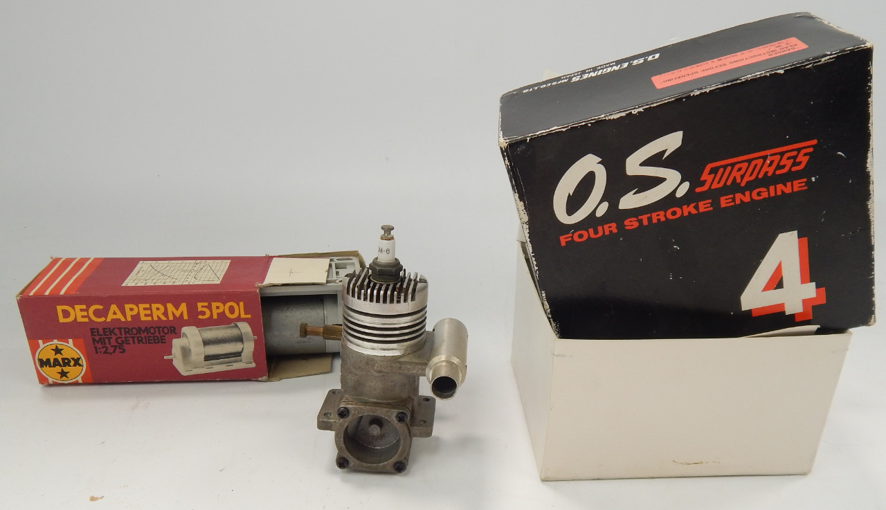 Appraisal: An OS Surpass stroke engine with Merco engine and a