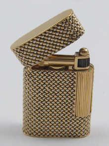 Appraisal: Van Cleef Arpels A French hallmarked carat gold petrol cigarette