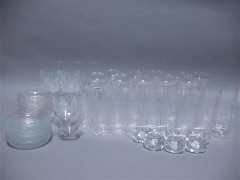 Appraisal: GROUP OF ASSORTED GLASSWARE AS A LOT water highball large