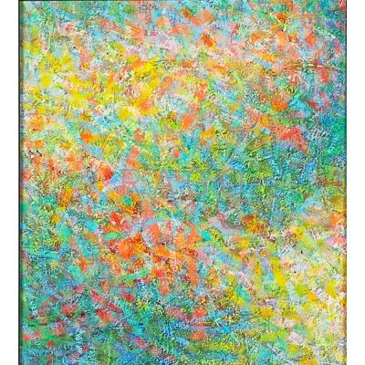 Appraisal: Leonard Nelson American - Untitled Abstract Color Field Oil on