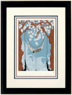 Appraisal: Erte serigraph Romain de Tirtoff Russian - Spider Web edition