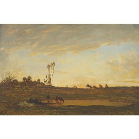 Appraisal: Theodore Rousseau French - Twilight circa Estimate -