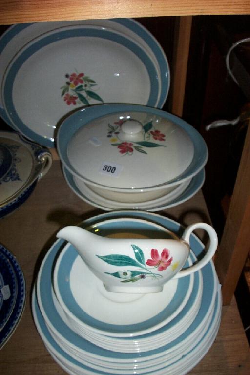 Appraisal: A collection of Susie Cooper Floriana pattern dinner wares with