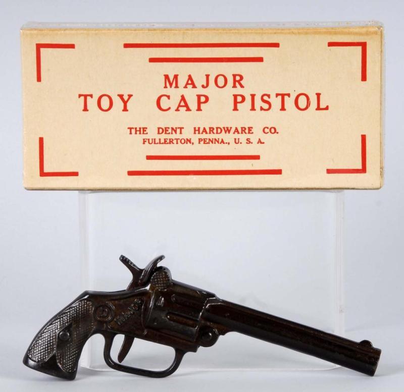 Appraisal: Major Single Shot Cap Gun Description Includes box Condition Excellent