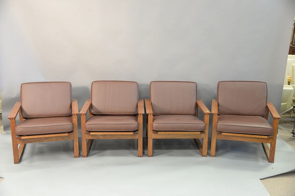 Appraisal: Four Cameron Van Dyke Mid-Century modern arm chairs Four Cameron