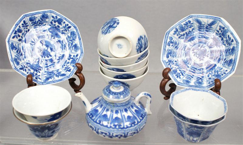 Appraisal: Lot of th c Chinese porcelain pieces to include miniature