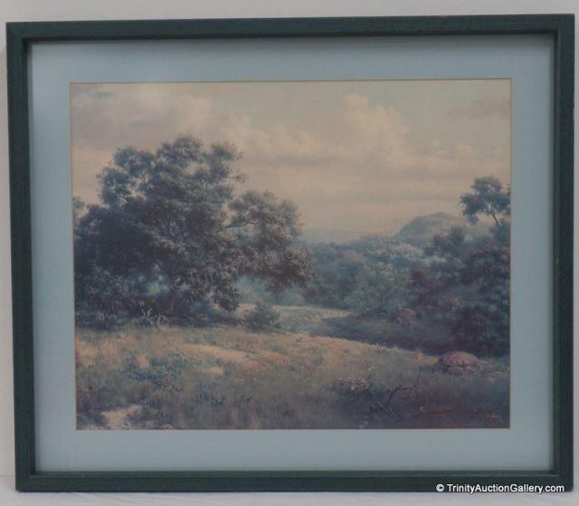 Appraisal: Dalhart Windberg L E Signed Print Hill Country Issued in