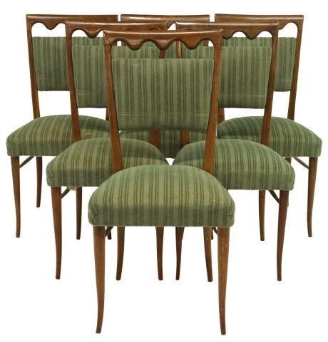 Appraisal: lot of Italian mid-century modern side chairs in the manner