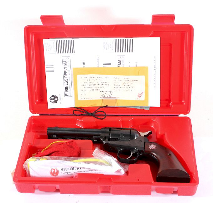 Appraisal: Ruger Year Anniversary Single Six Revolver For your bidding pleasure