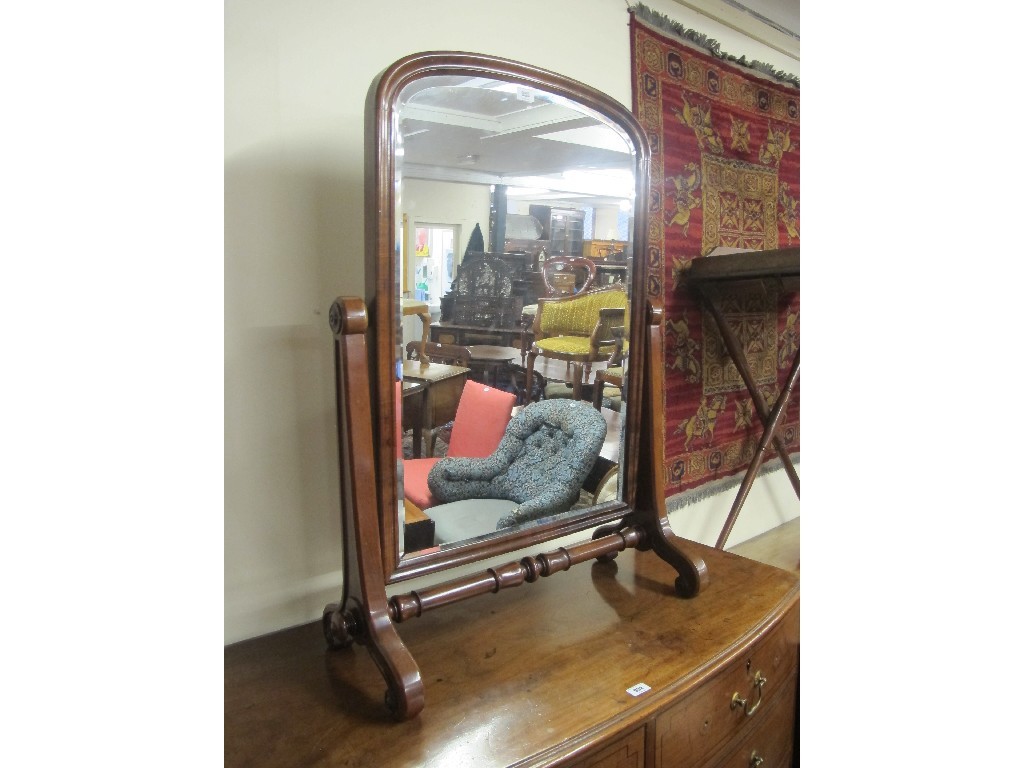 Appraisal: Victorian mahogany dressing mirror Provenance The Property of a Dumfriesshire