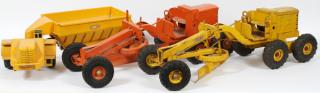 Appraisal: BUDDY-L STRUCTO AND DOEPKE MODEL TOYS PRESSED METAL CONSTRUCTION EQUIPMENT