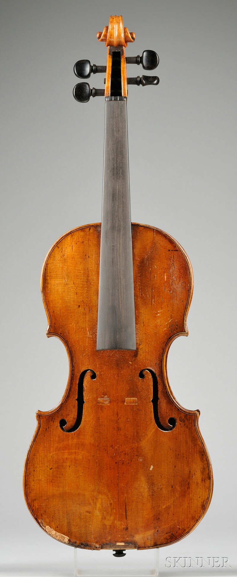 Appraisal: Violin c Florentine School labeled OPUS BATTHOLOMEI TASSINI VENETI bearing