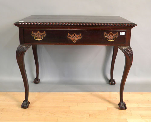 Appraisal: Chippendale style mahogany server h w