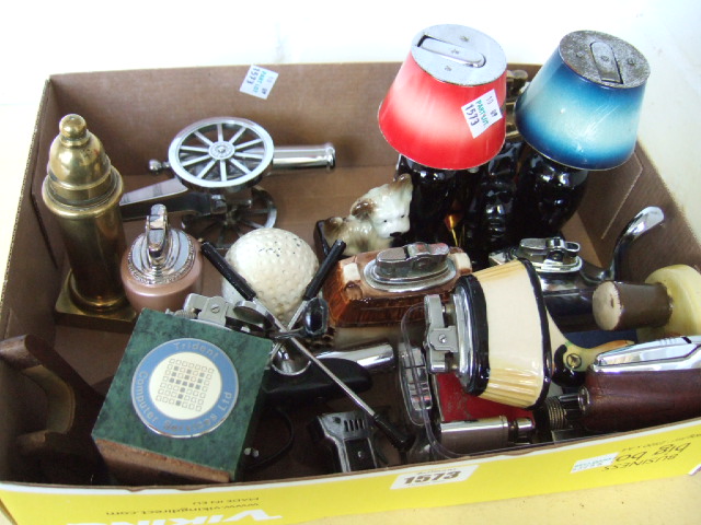 Appraisal: A quantity of novelty petrol lighters