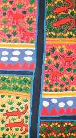 Appraisal: Molly Jugadai born Napaltjarri Sisters Hunting acrylic on canvas x