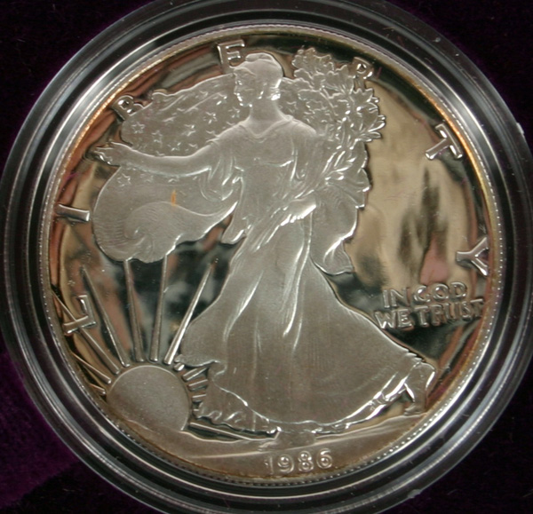 Appraisal: Two US Mint American Silver Eagle oz Proof Coins