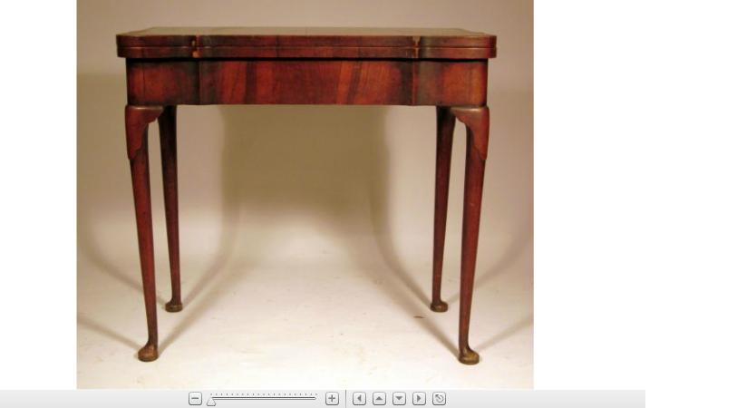 Appraisal: George III mahogany games tableThe shaped rectangular folding tip opening