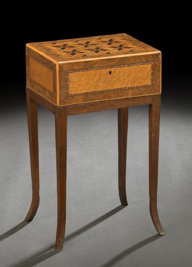 Appraisal: Good English Tunbridge Marquetry Desk Box second quarter th century