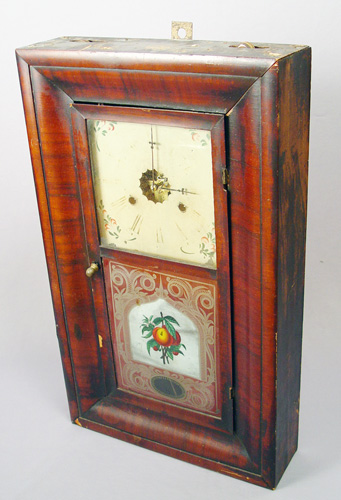 Appraisal: TH C JEROME CO OGEE CLOCK hour weight driven bell