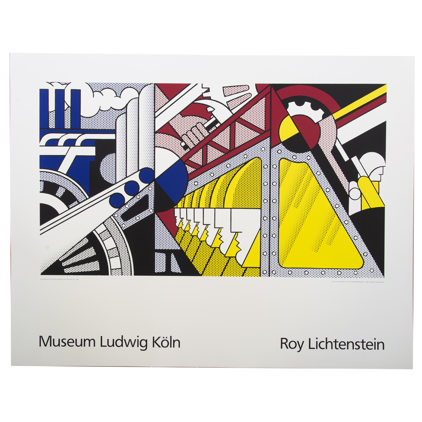 Appraisal: ROY LICHTENSTEIN MUSEUM LUDWIG KOLN OFFSET American - Offset lithograph